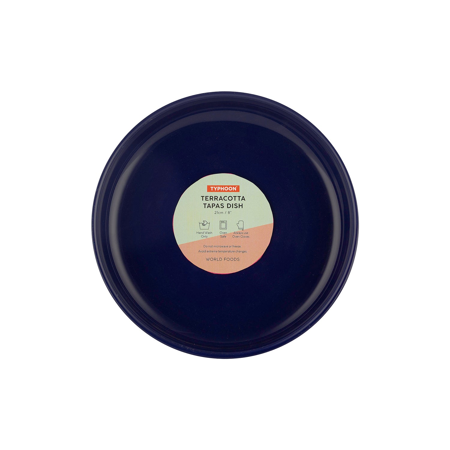 Worlds Foods | Tapas Ofenform, dunkelblau, 21 cm