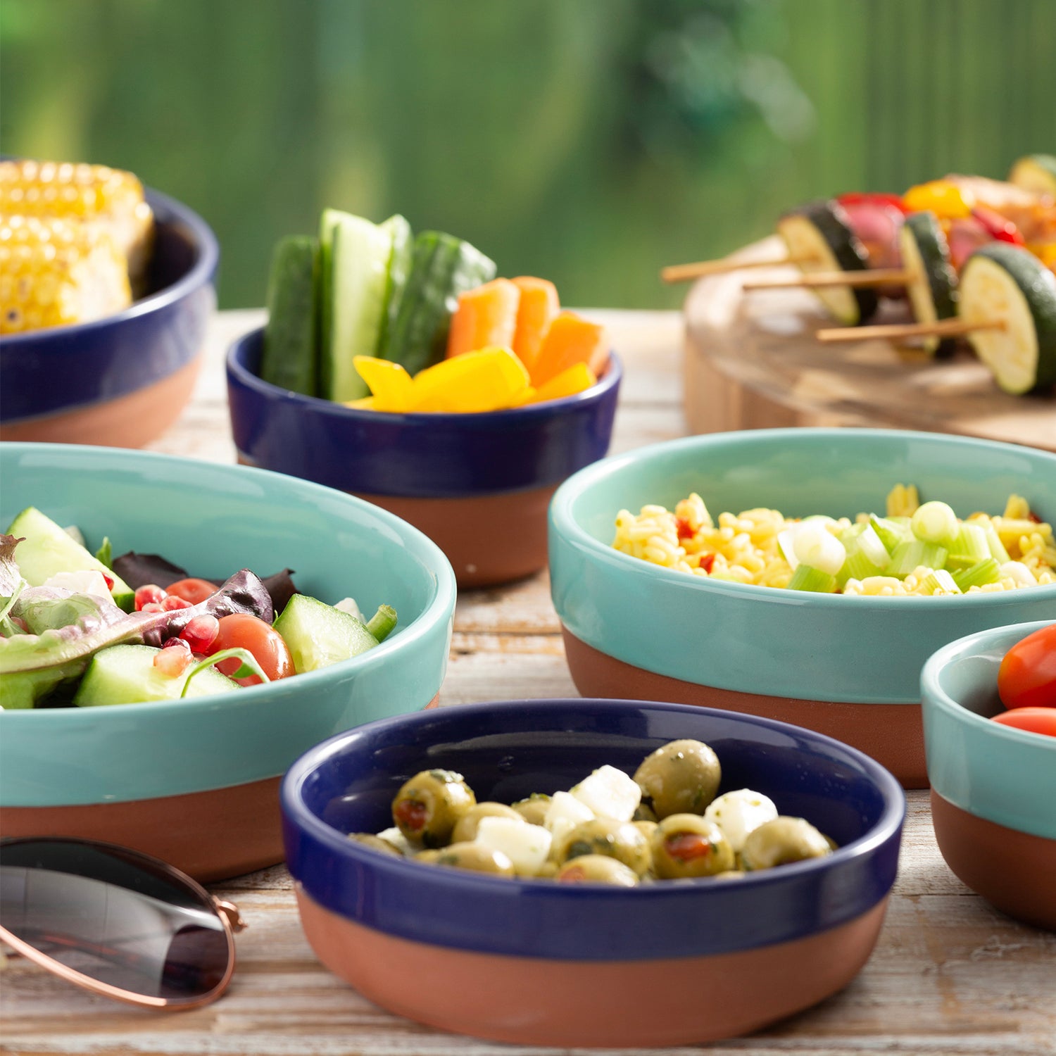 Worlds Foods | Tapas Schale, rund, dunkelblau, 3 Größen