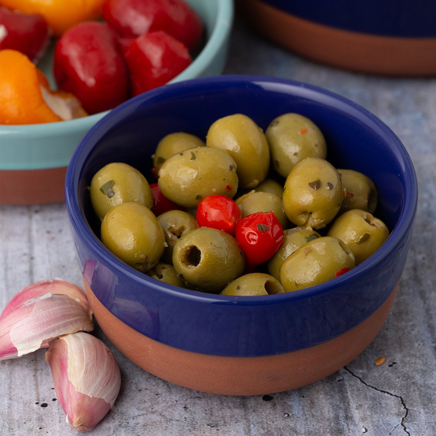 Worlds Foods | Tapas Schale, rund, dunkelblau, 3 Größen