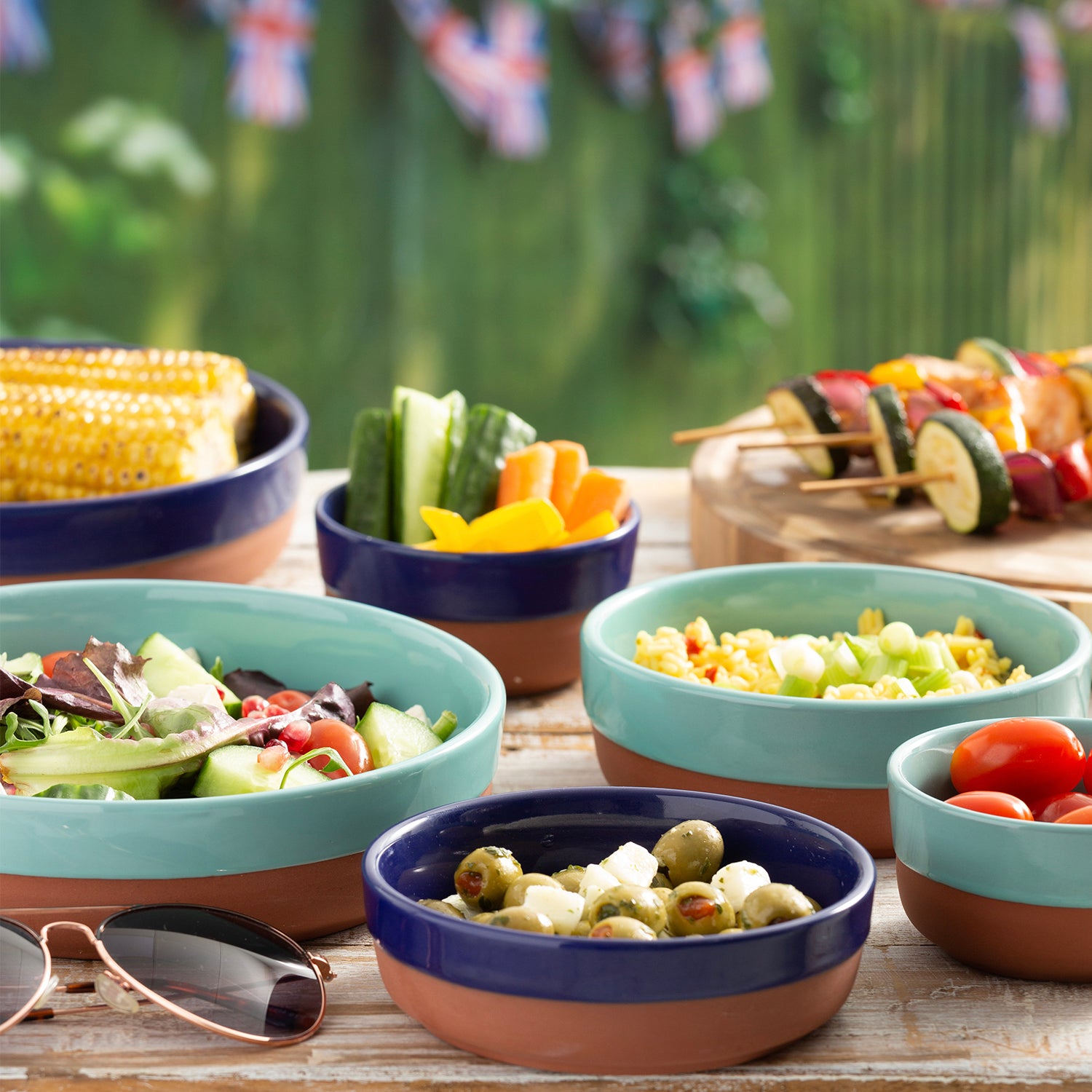 Worlds Foods | Tapas Ofenform, hellblau, 21 cm