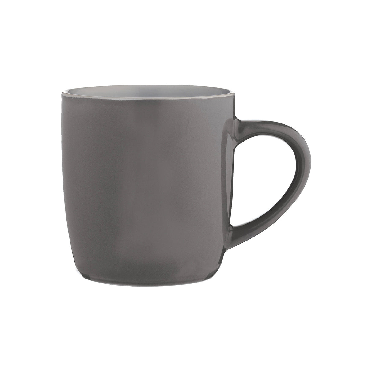 Tasse ACCENTS aus Steingut, anthrazit, 330 ml