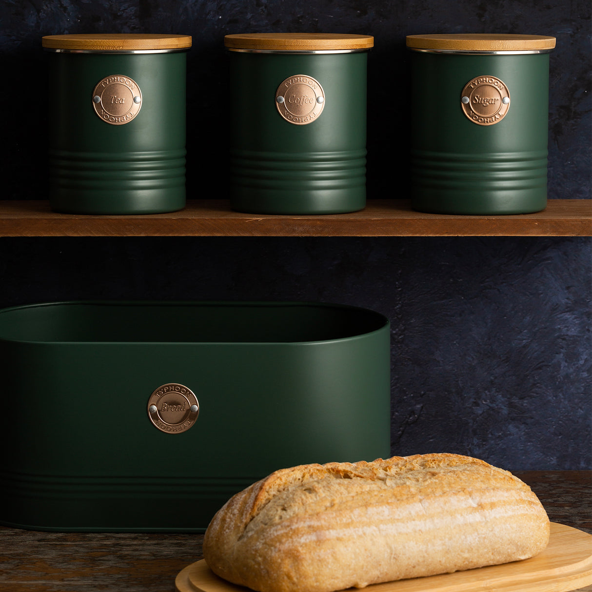 Living Vorratsbehälter Zucker, Dunkelgrün - 1 Liter