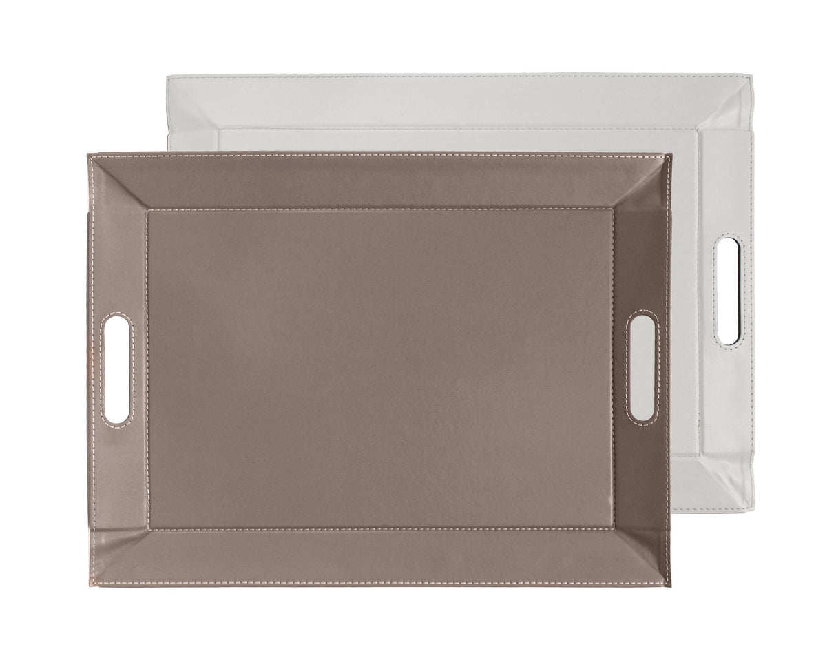 Wendetablett, Weiss/Taupe, 2 Größen