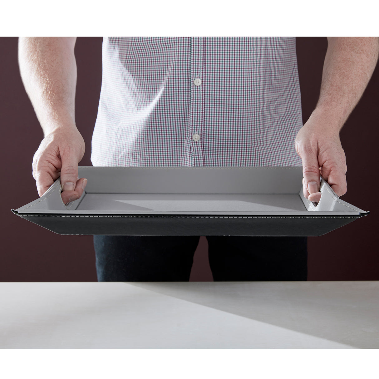 Wendetablett, Grau/Schwarz