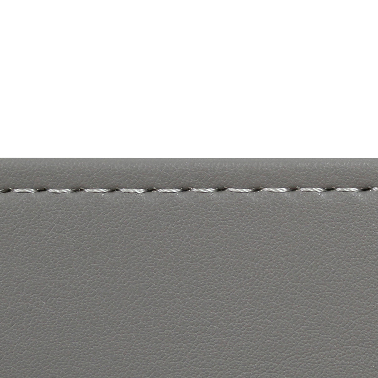 Untersetzer weiß/grau, Kunstleder 10x10cm, 4er Set