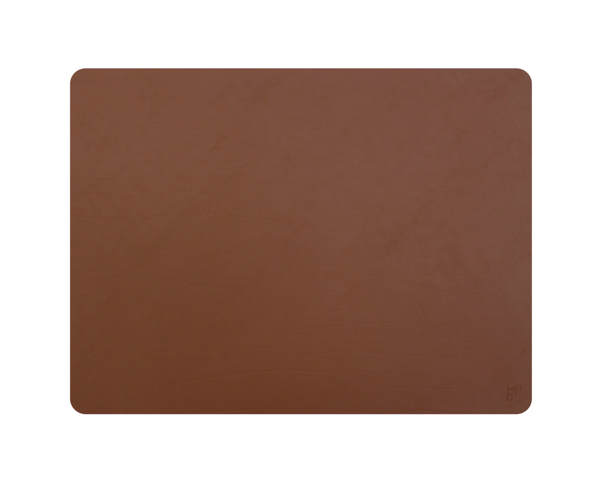 Platzset recyceltes Leder, rechteckig, hellbraun 40 x 30 cm