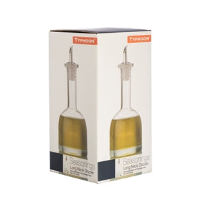 2. Wahl - Langhals-Glasflasche mit Edelstahlausgießer, 280 ml