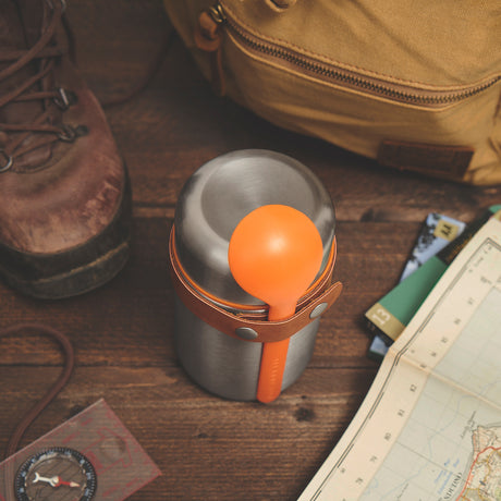 Food Flask Thermobecher aus Edelstahl, altes Design