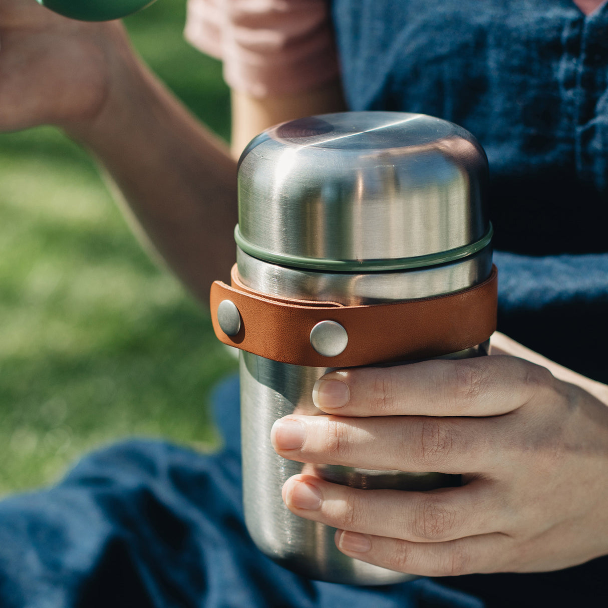 Food Flask Thermobecher aus Edelstahl, altes Design