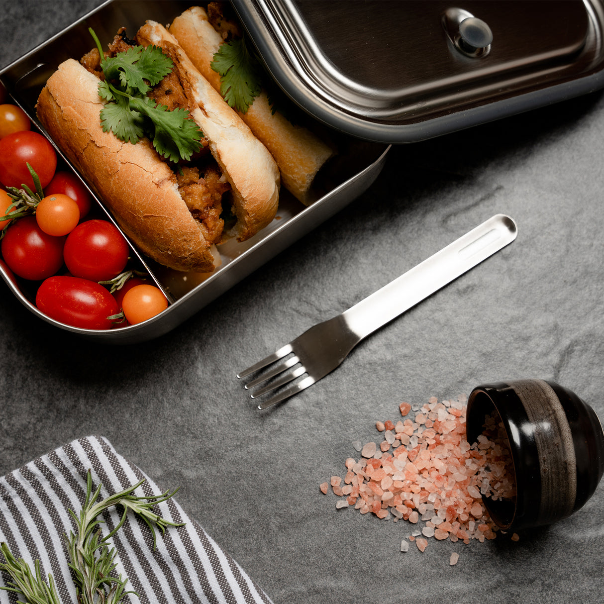 Lunchbox aus Edelstahl, 1 L