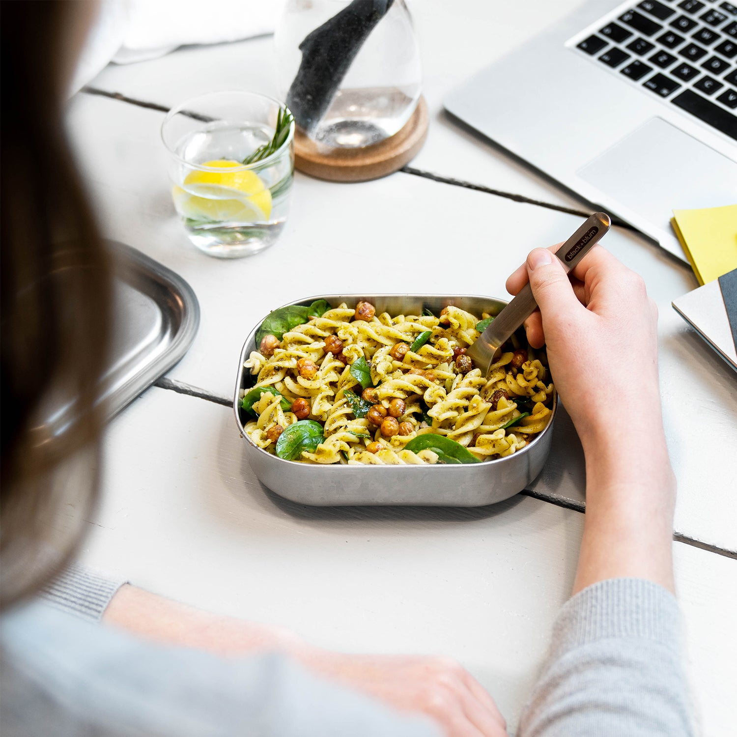 Lunchbox aus Edelstahl, 1 L