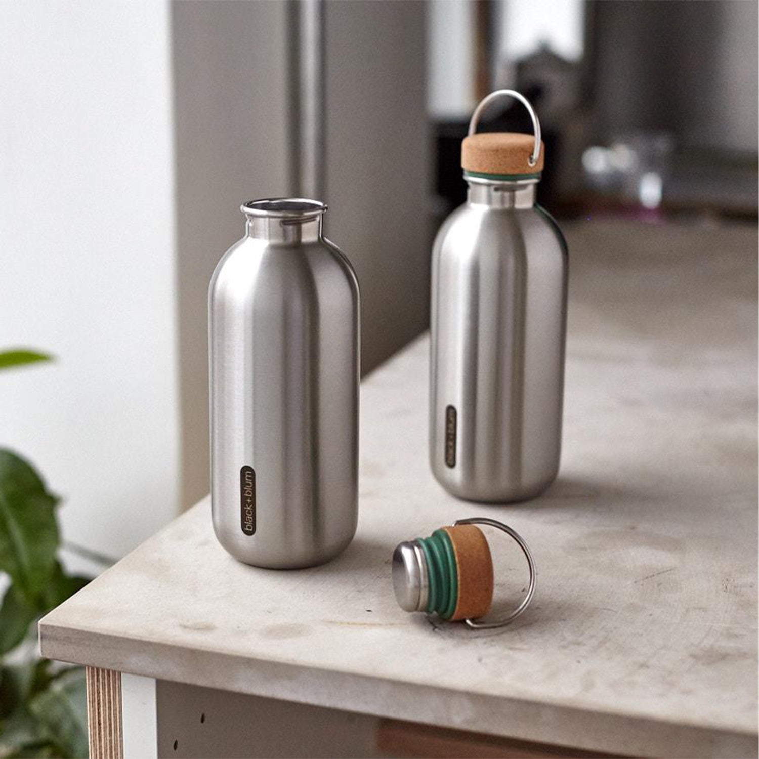 Wasserflasche aus Edelstahl, 600 ml