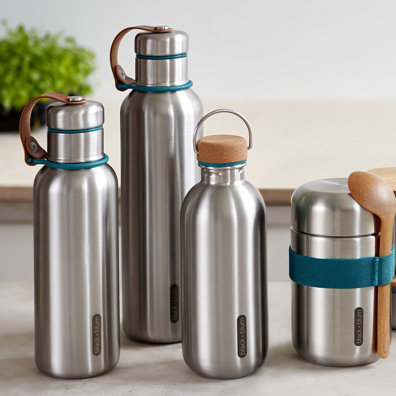 Wasserflasche aus Edelstahl, 600 ml