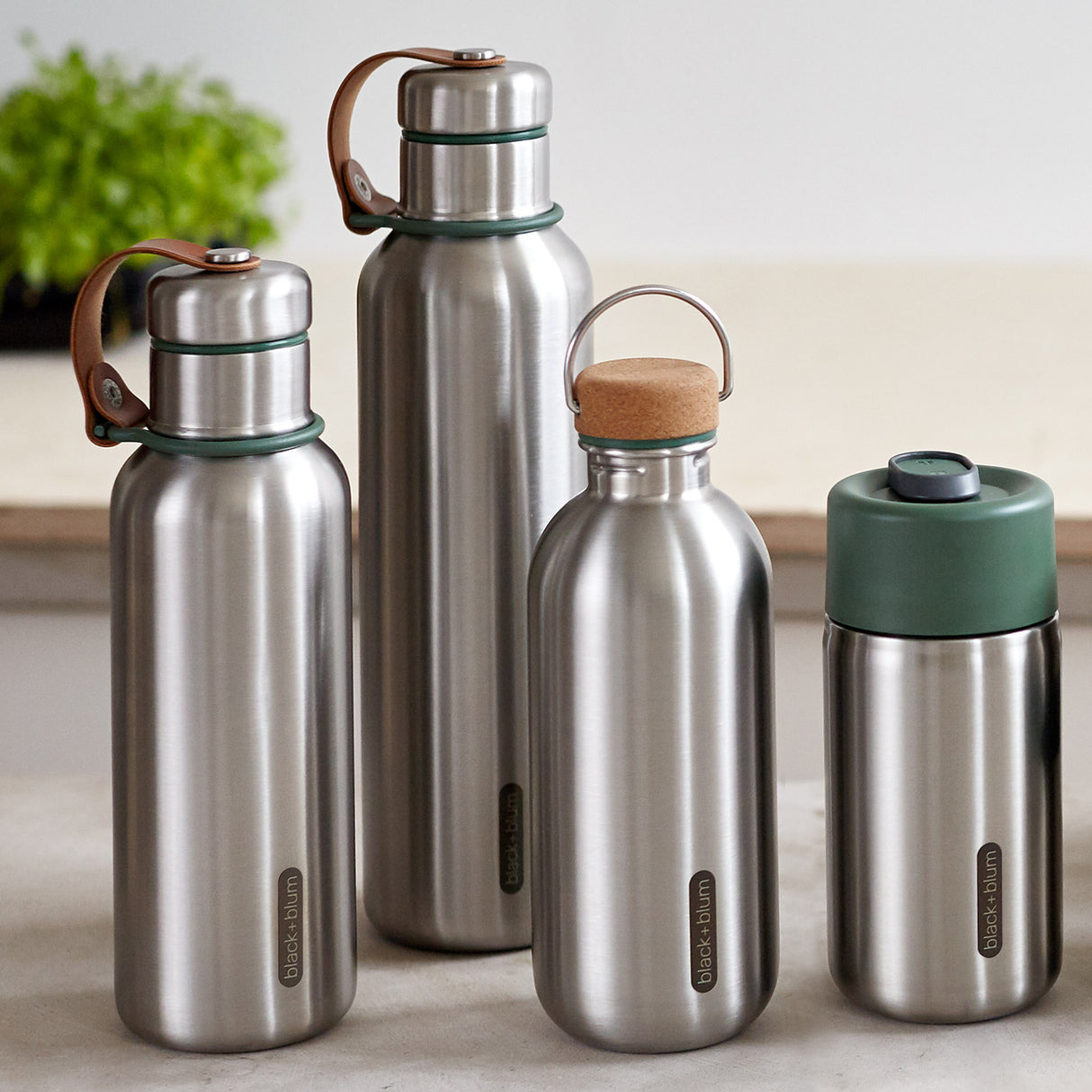 Wasserflasche aus Edelstahl, 600 ml