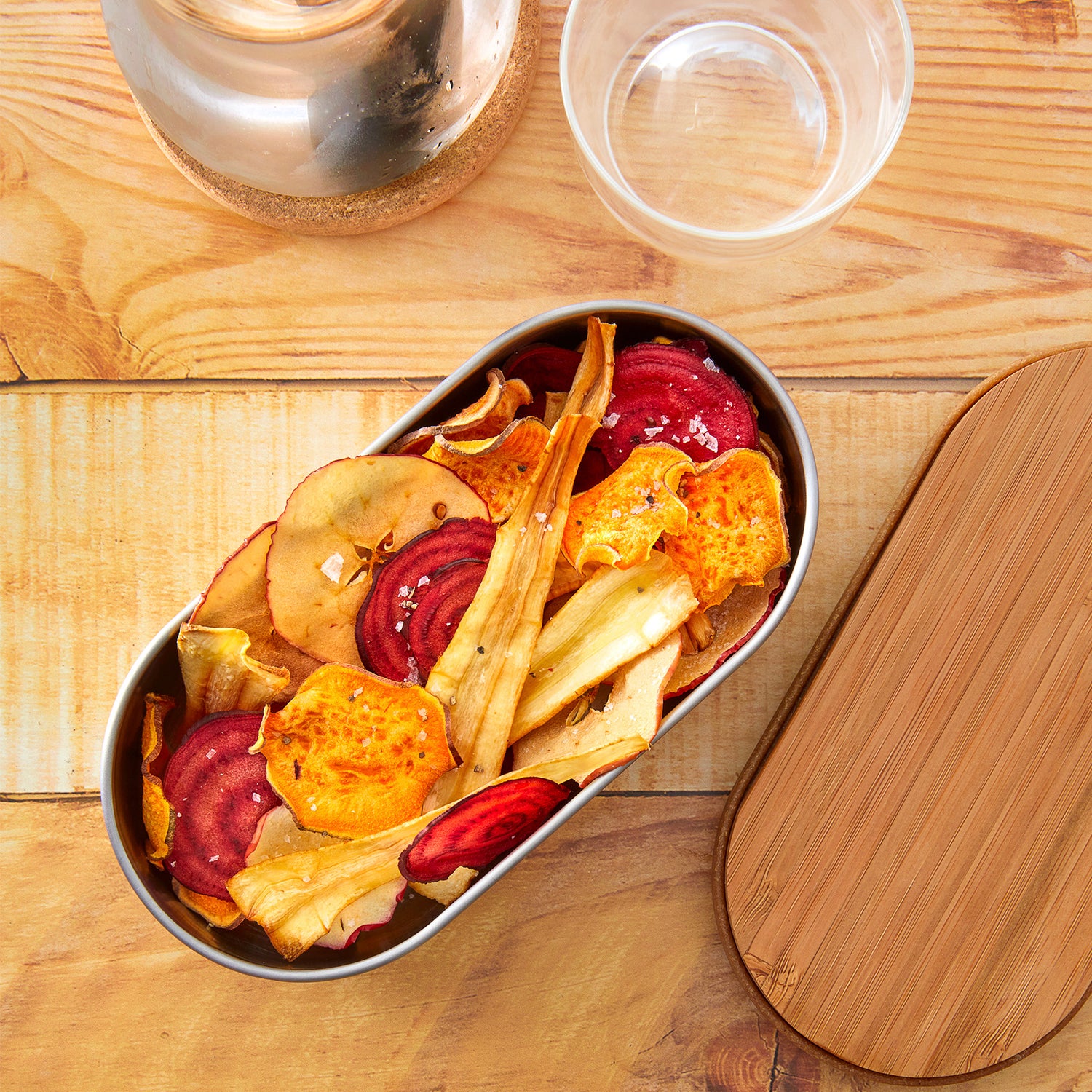 Bentobox-Set aus Edelstahl, 2 x 500 ml Box