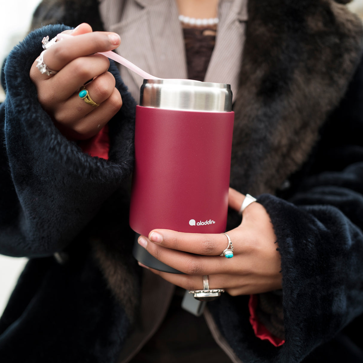 Bistro Lunch-Thermobecher, 400ml, in 5 Farben