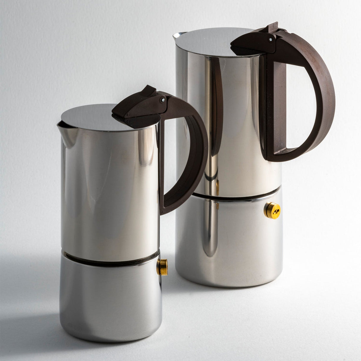 Espressokocher CHICCA, Silber, in 2 Größen