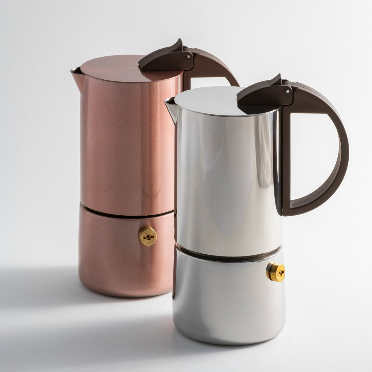 Espressokocher CHICCA, Silber, in 2 Größen