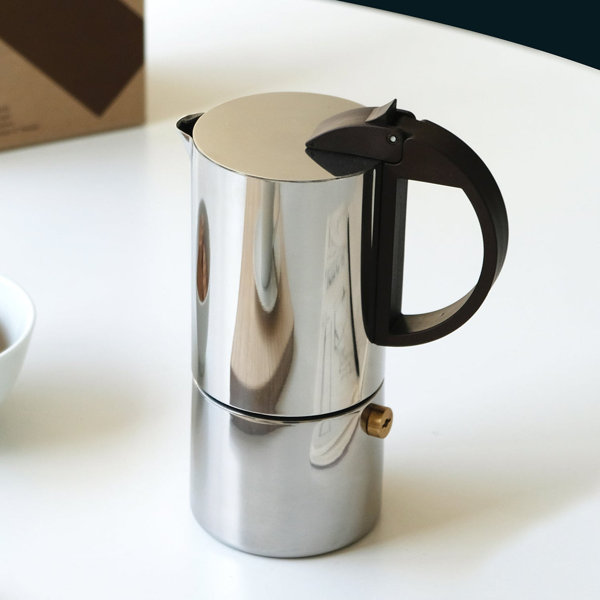 Espressokocher CHICCA, Silber, in 2 Größen