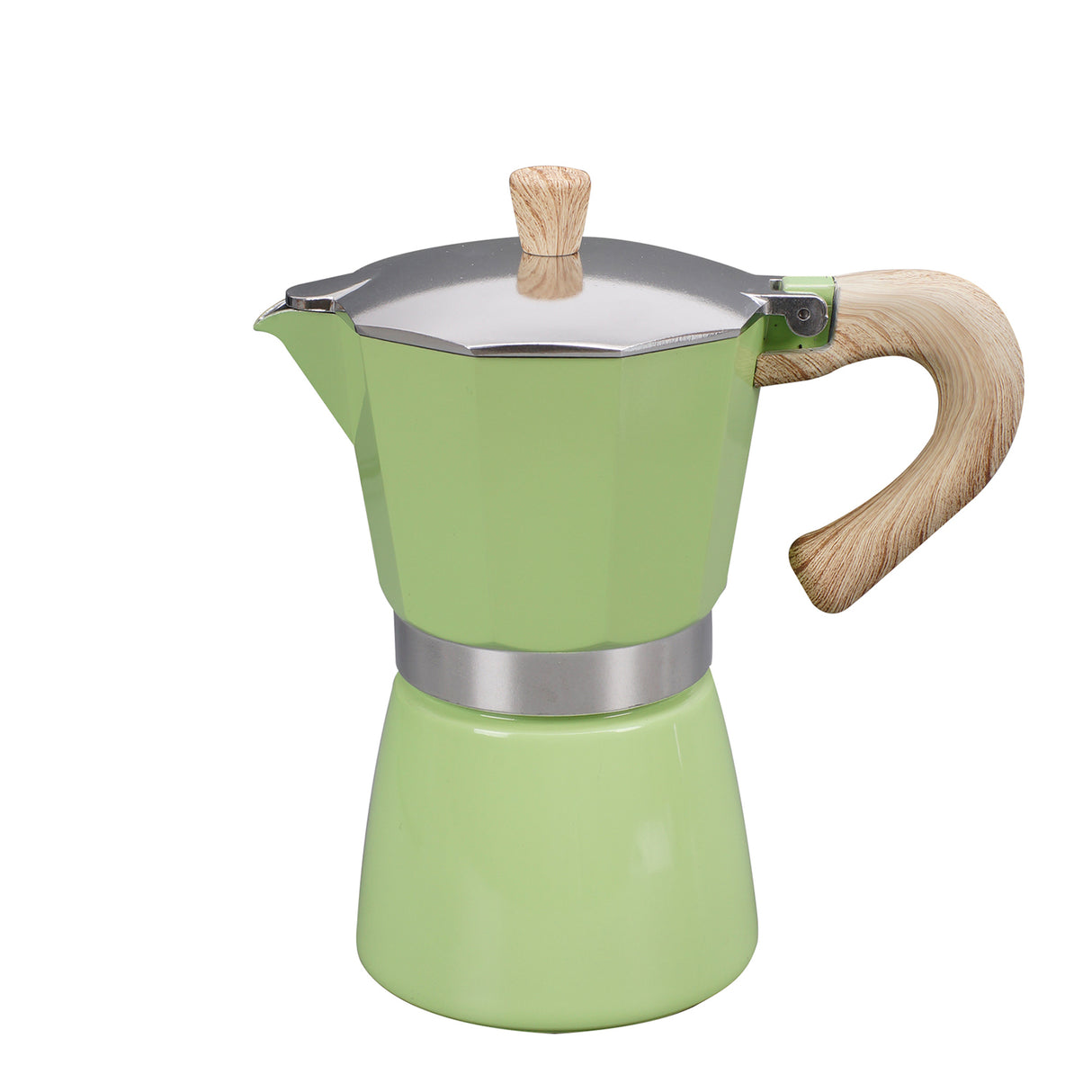 Espressokocher Venezia, hellgrün, 9 Tassen