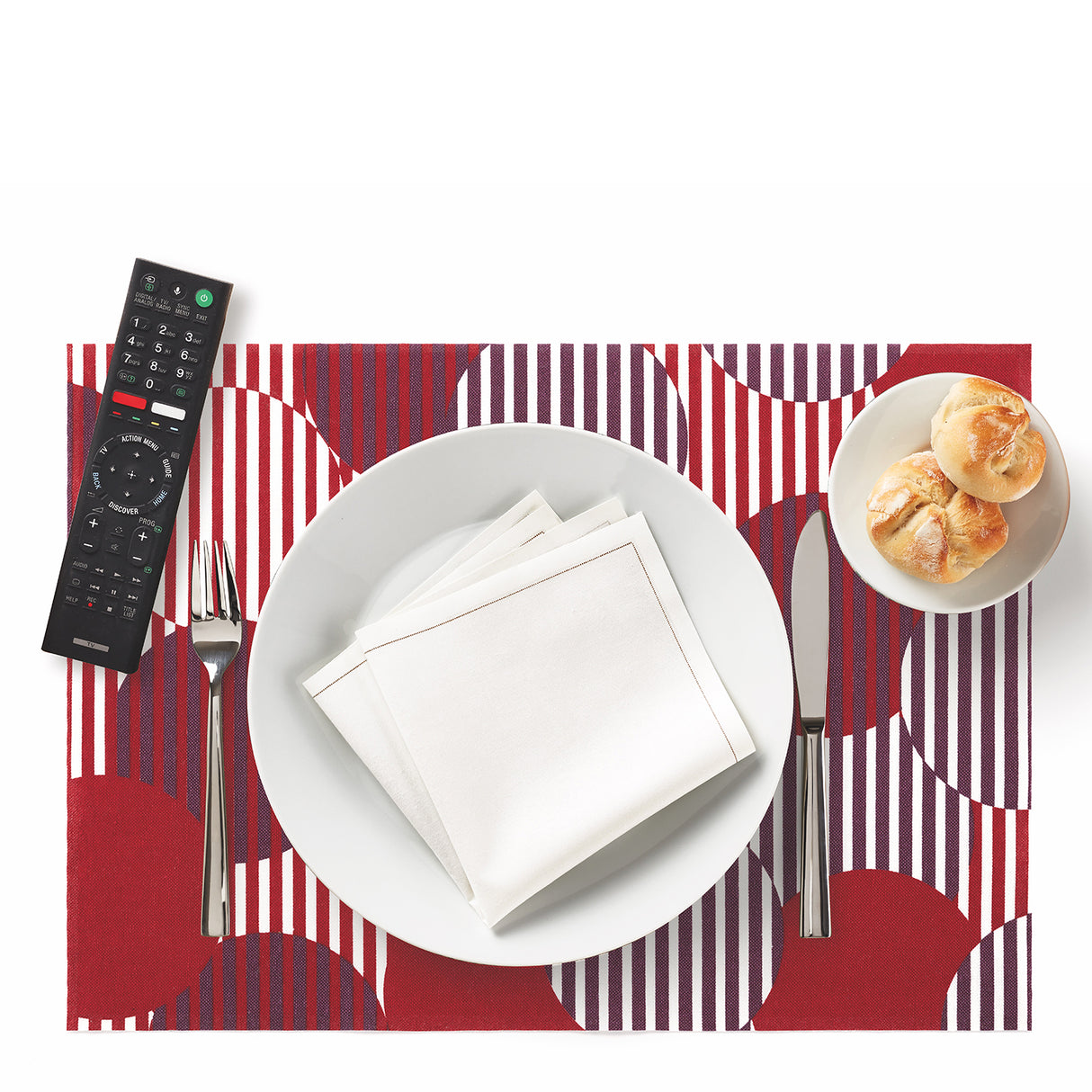 Polka Dot Red - Tischset mit Lotoseffekt, 2er Set