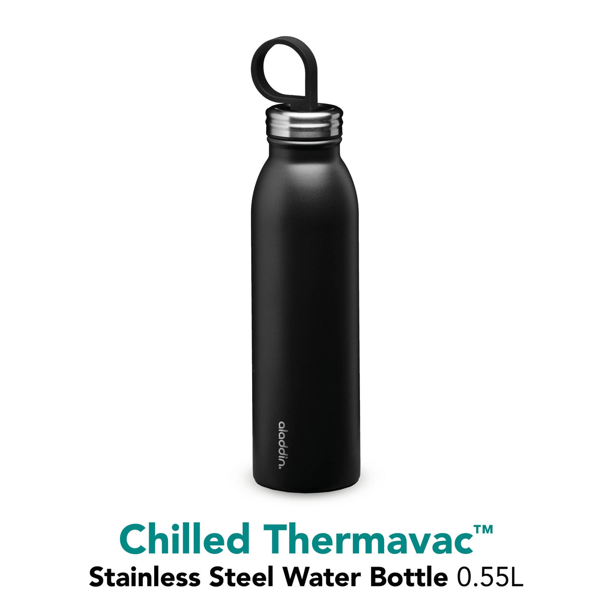 Chilled Isolierflasche, Schwarz, 550 ml