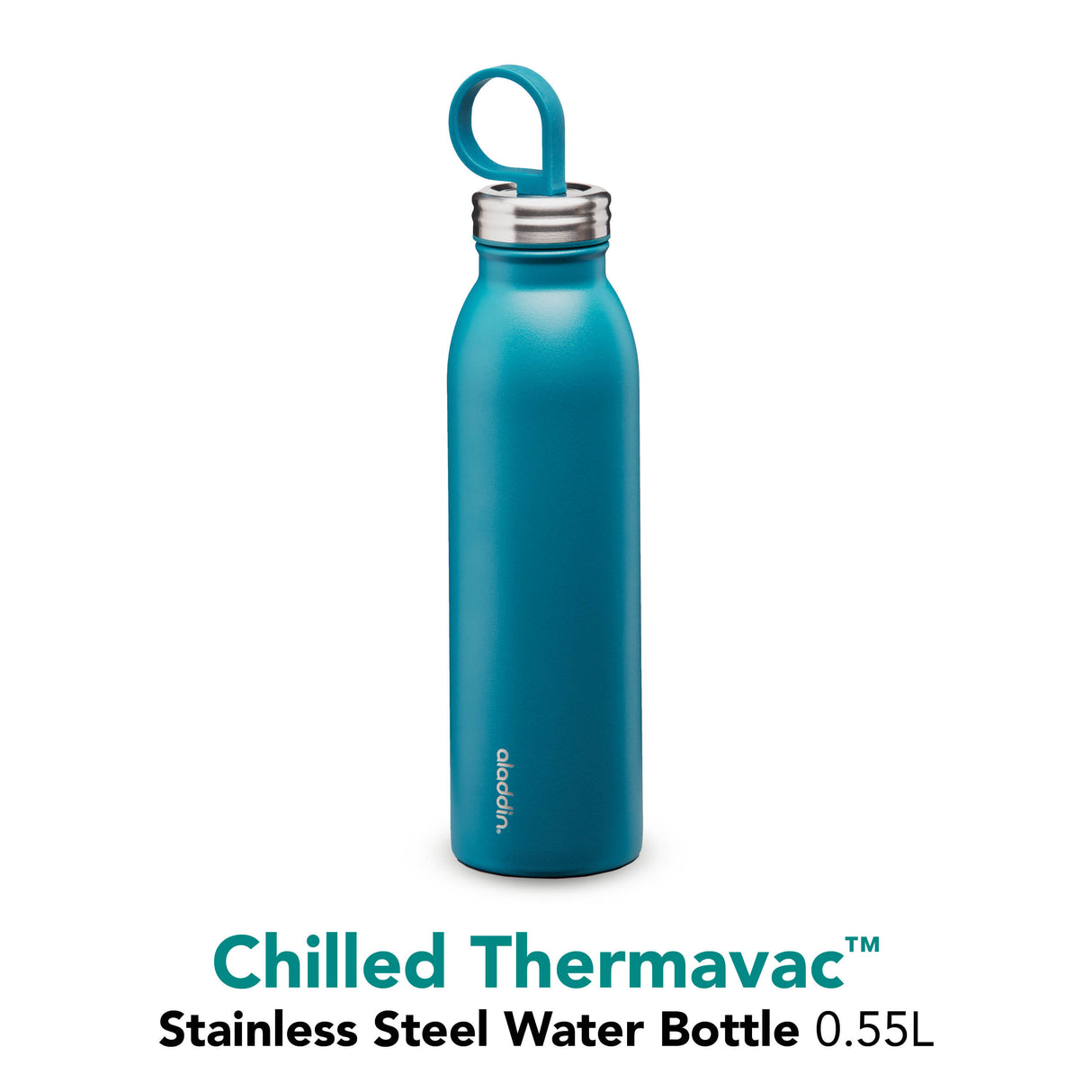 Chilled Isolierflasche, Petrol-Blau, 550 ml