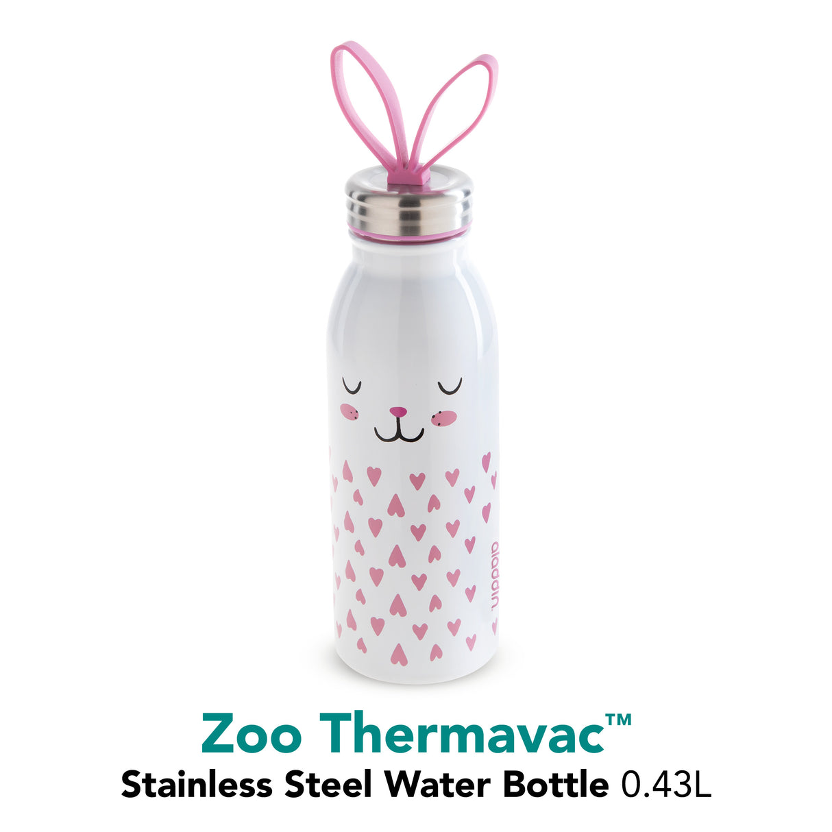 Zoo Kinder Isolierflasche Hase, 430 ml