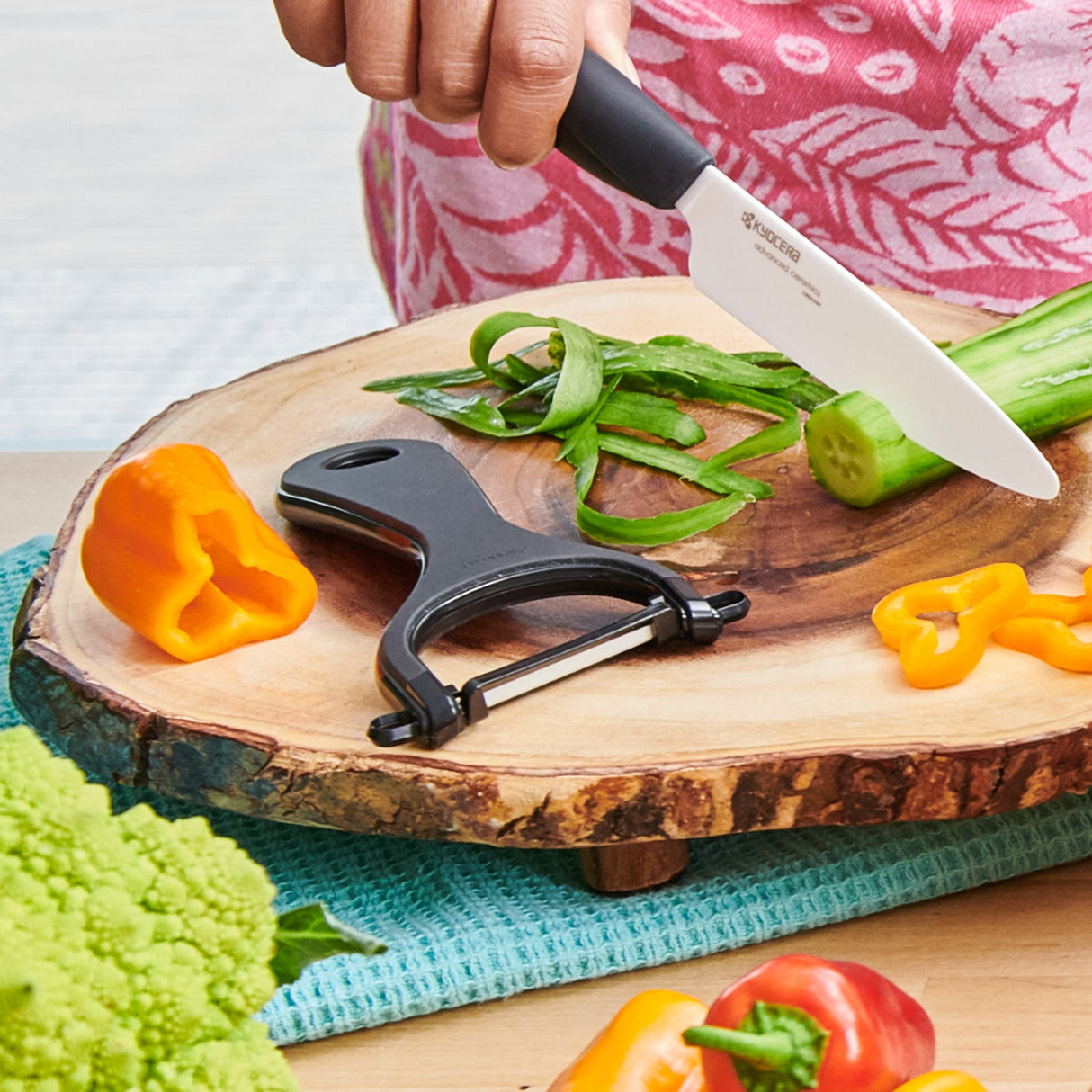 2. Wahl - Keramikschäler mit Softtouch-Griff, Klinge: 4 cm - Verpackung beschädigt