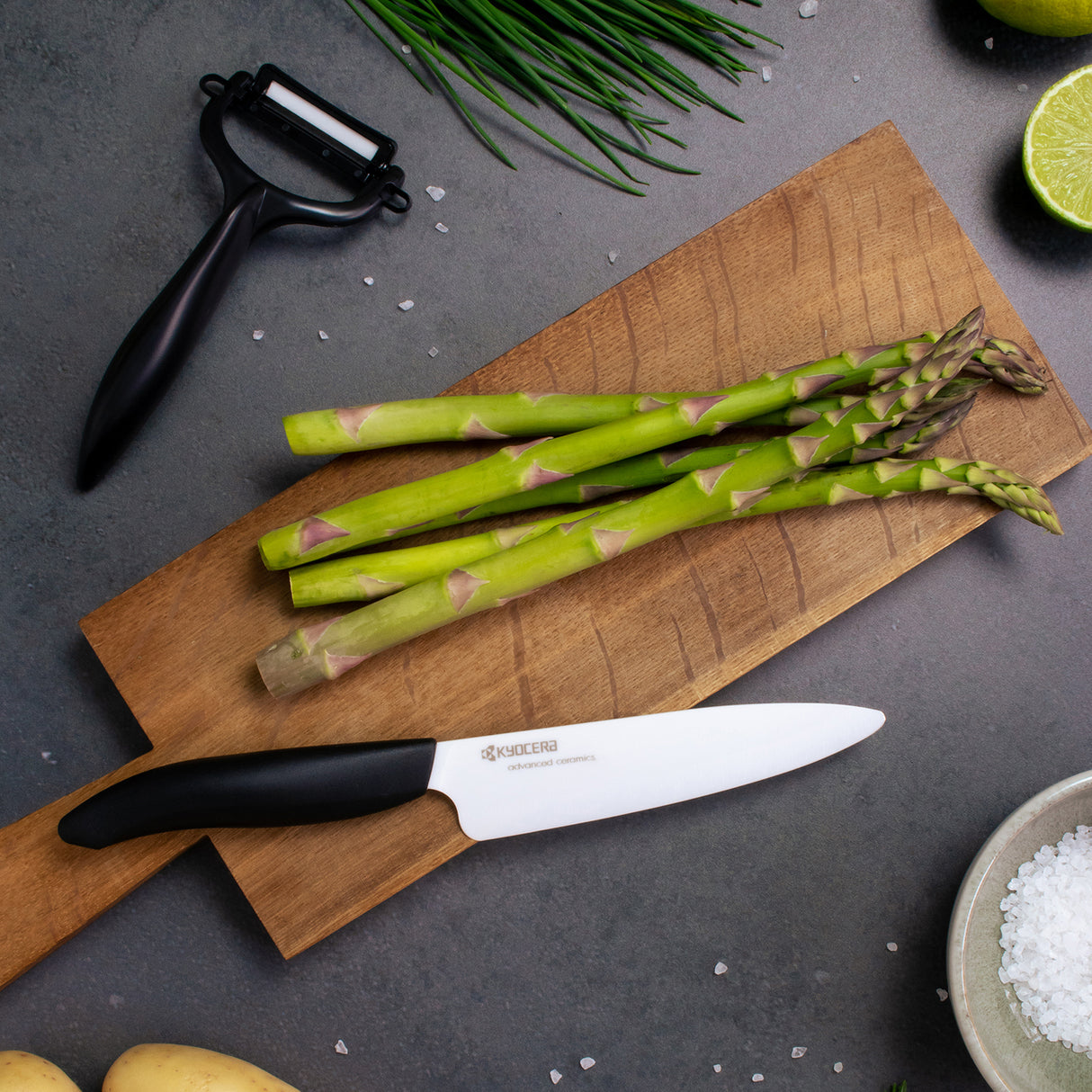 Schäler mit Keramikklinge, schwarz