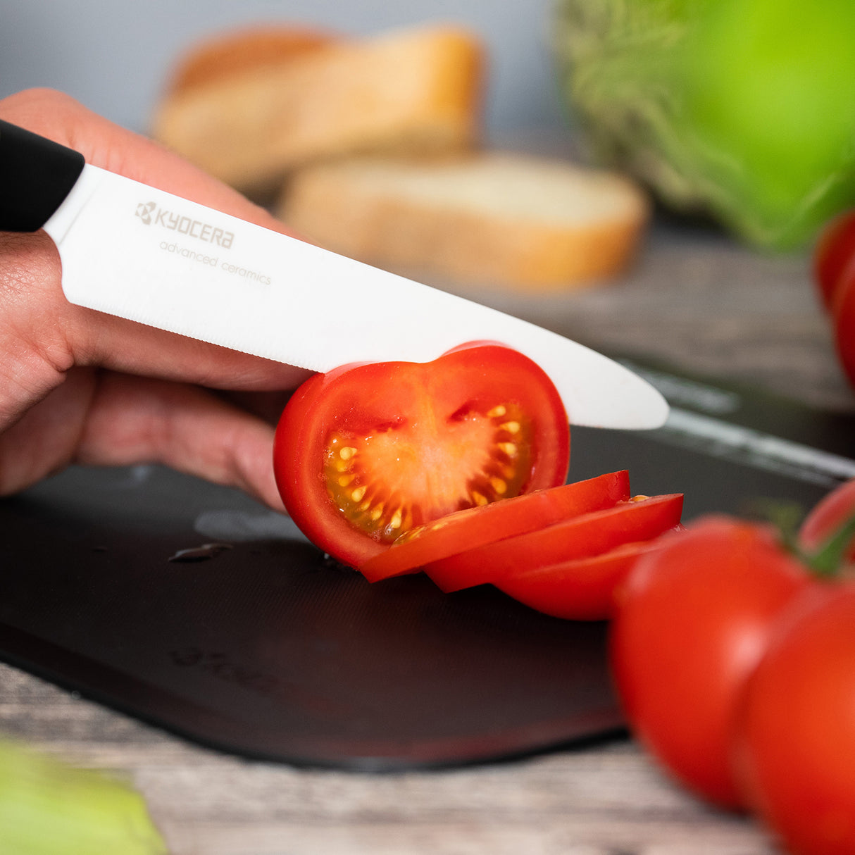 GEN Tomaten Keramikmesser, Klinge: 12,5 cm