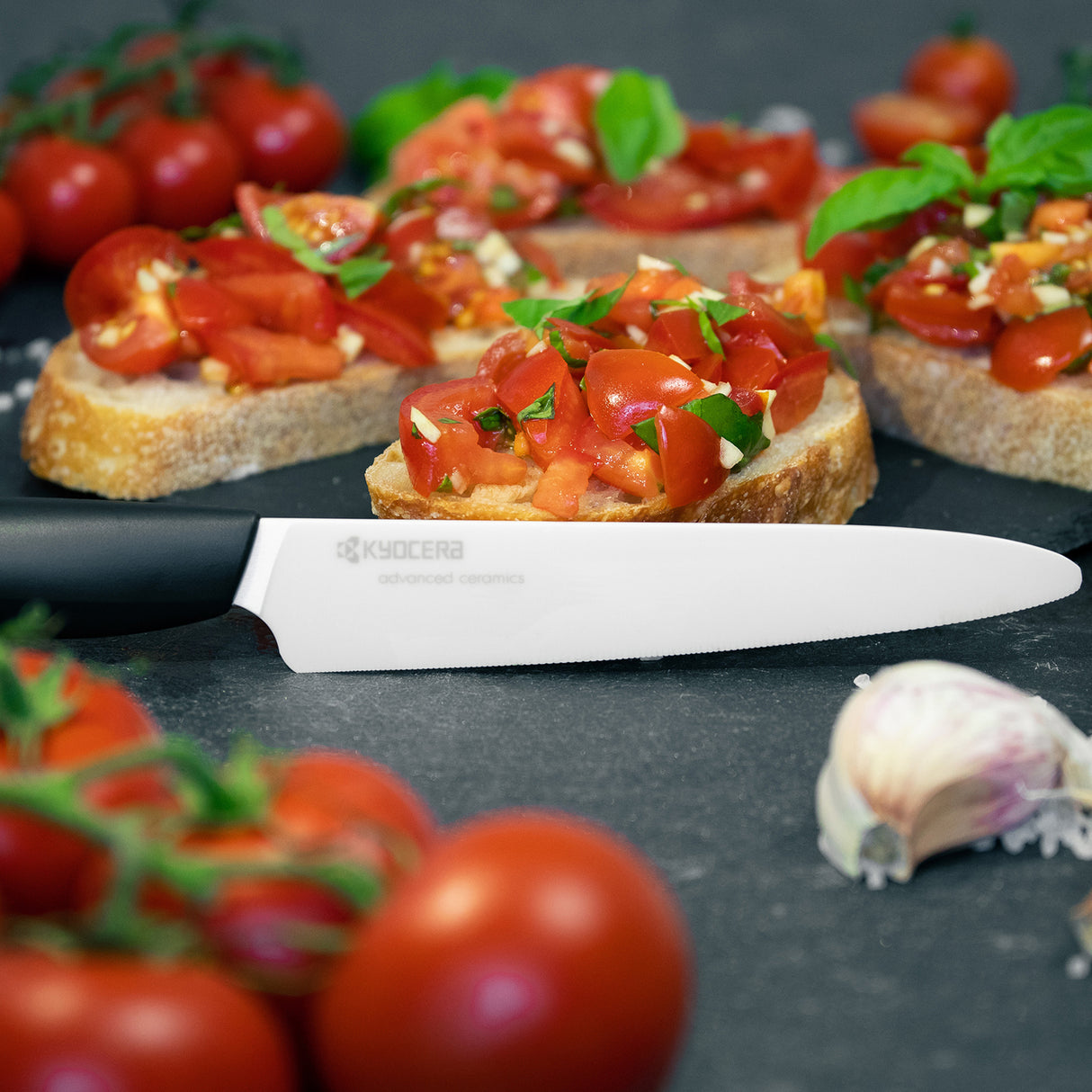 GEN Tomaten Keramikmesser, Klinge: 12,5 cm