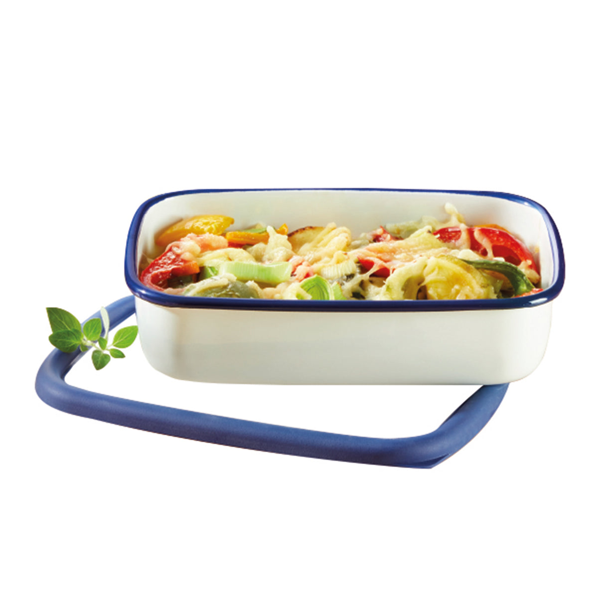 Classic Line - Frischhaltedosen aus Emaille, Größe L-flach, 1,6 Liter