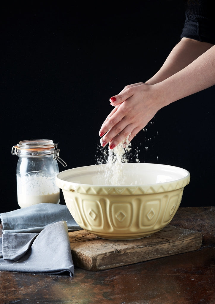 Rührschüssel, vanille, in 3 Größen