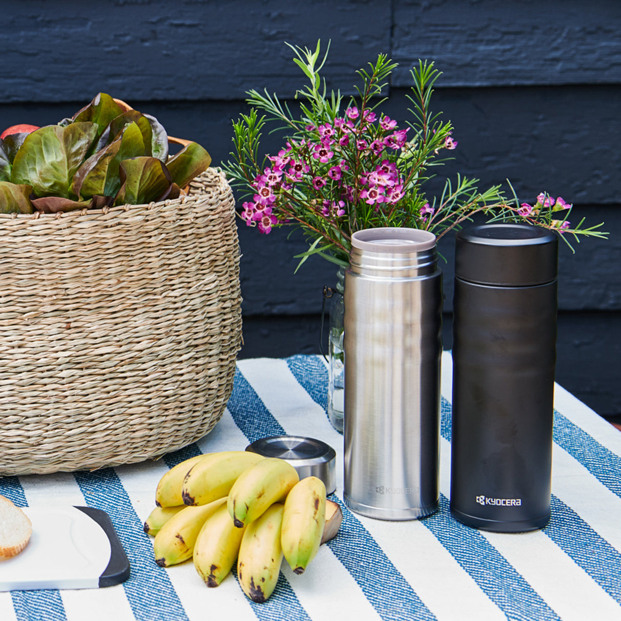 Thermoflasche TWIST TOP, edelstahl, in 2 Größen