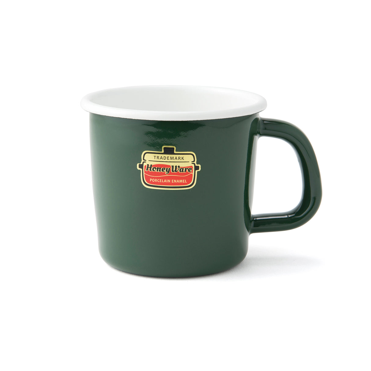 Emaille Kaffee- und Campingtasse, grün