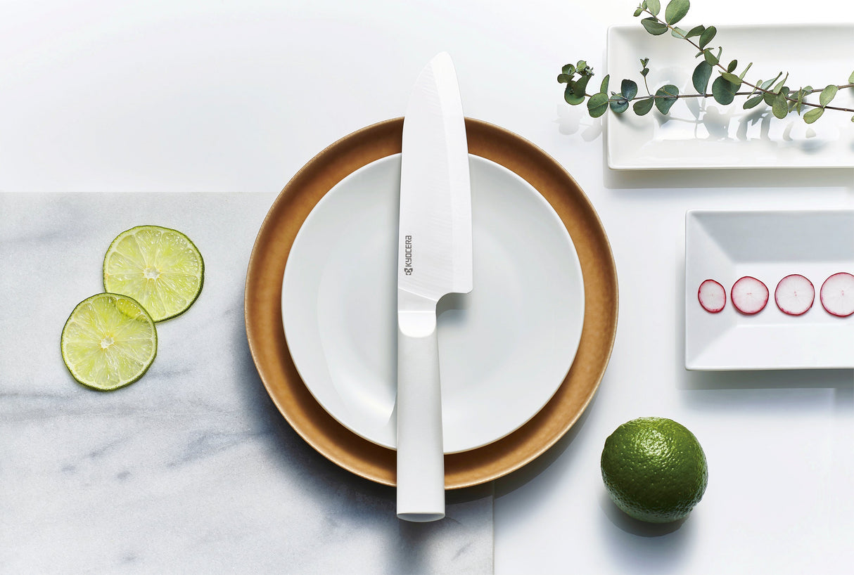 CHOWA - Santokumesser, Klinge: 14 cm, weiß