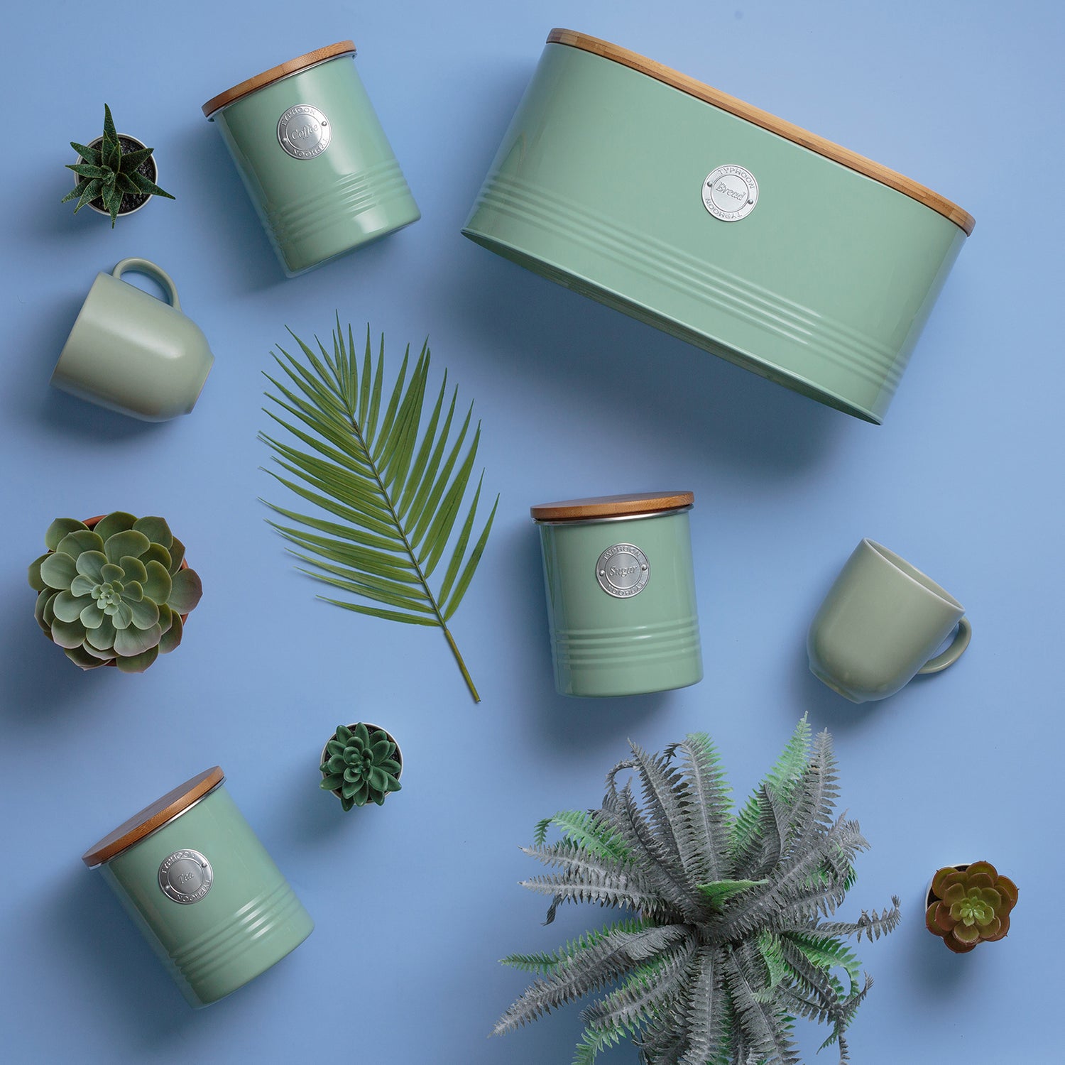 Living Collection Kaffeedose, pastellgrün, 1 Liter