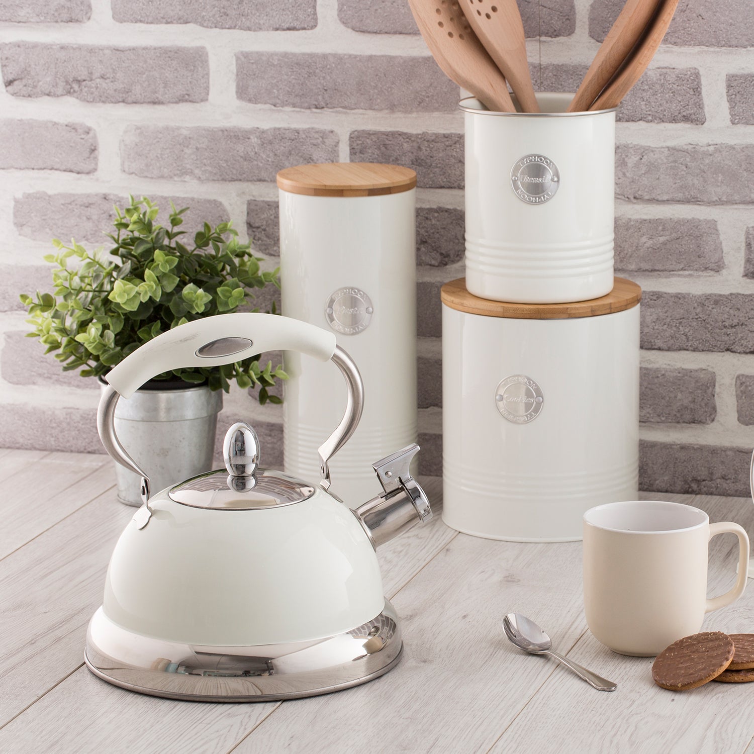 Living Collection Vorratsbehälter Zucker, pastellcreme, 1 Liter