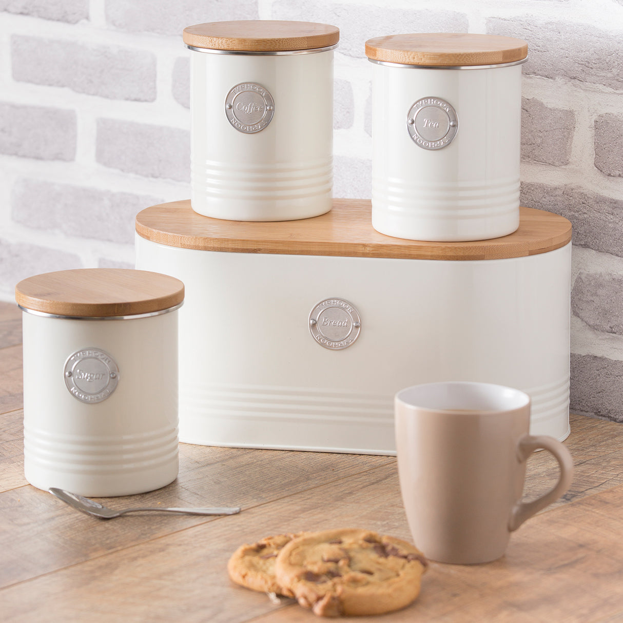 Living Collection Brotkasten, pastellcreme, 7,5 Liter