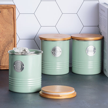 Living Collection Kaffeedose, pastellgrün, 1 Liter