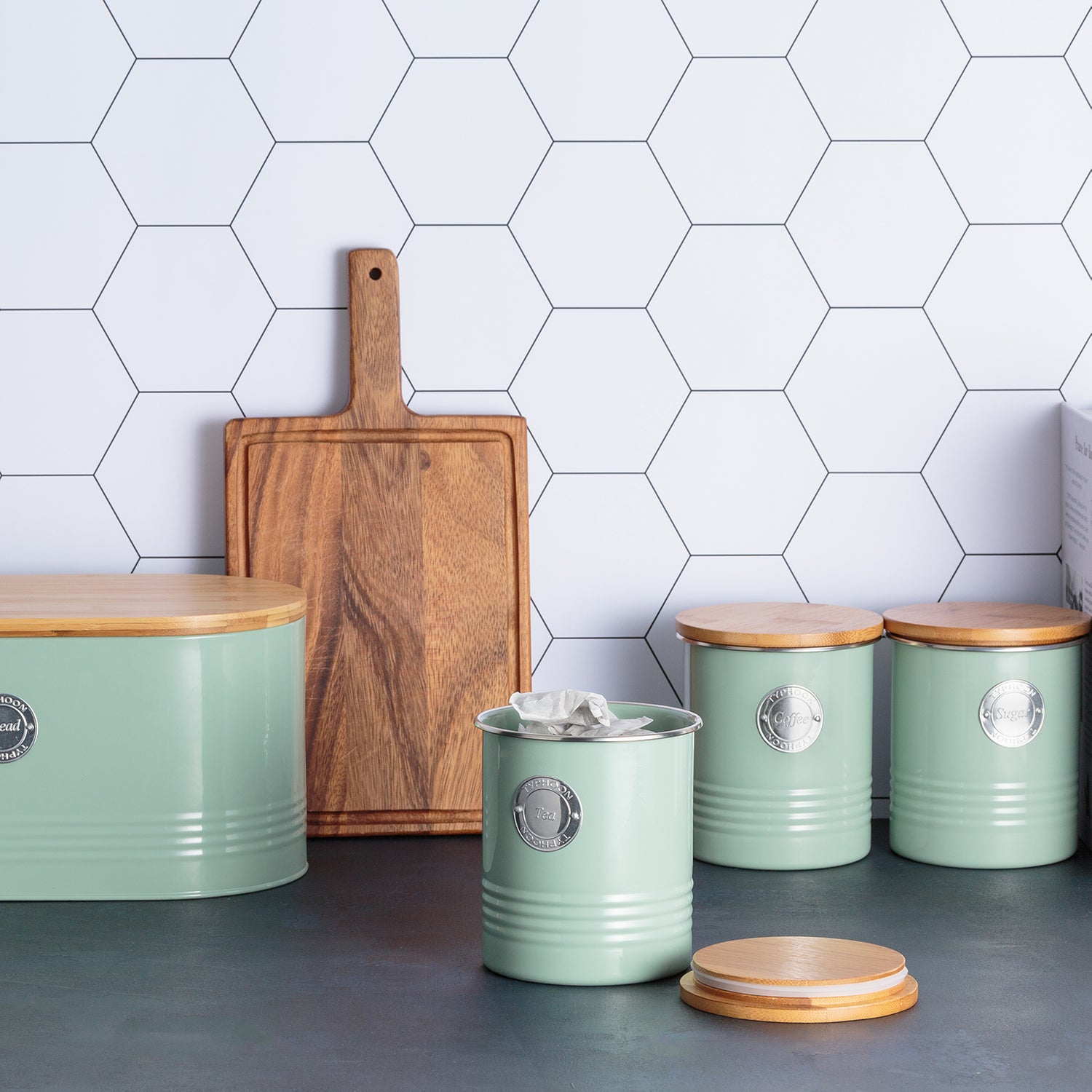 Living Collection Zuckerdose,, pastellgrün, 1 Liter