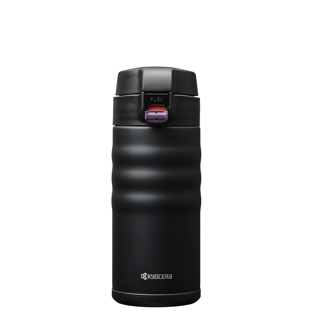 Thermoflasche FLIP TOP, schwarz, in 2 Größen