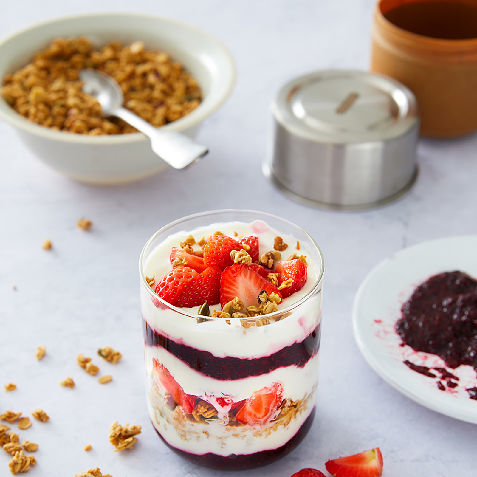 Brombeer-Chia-Pudding