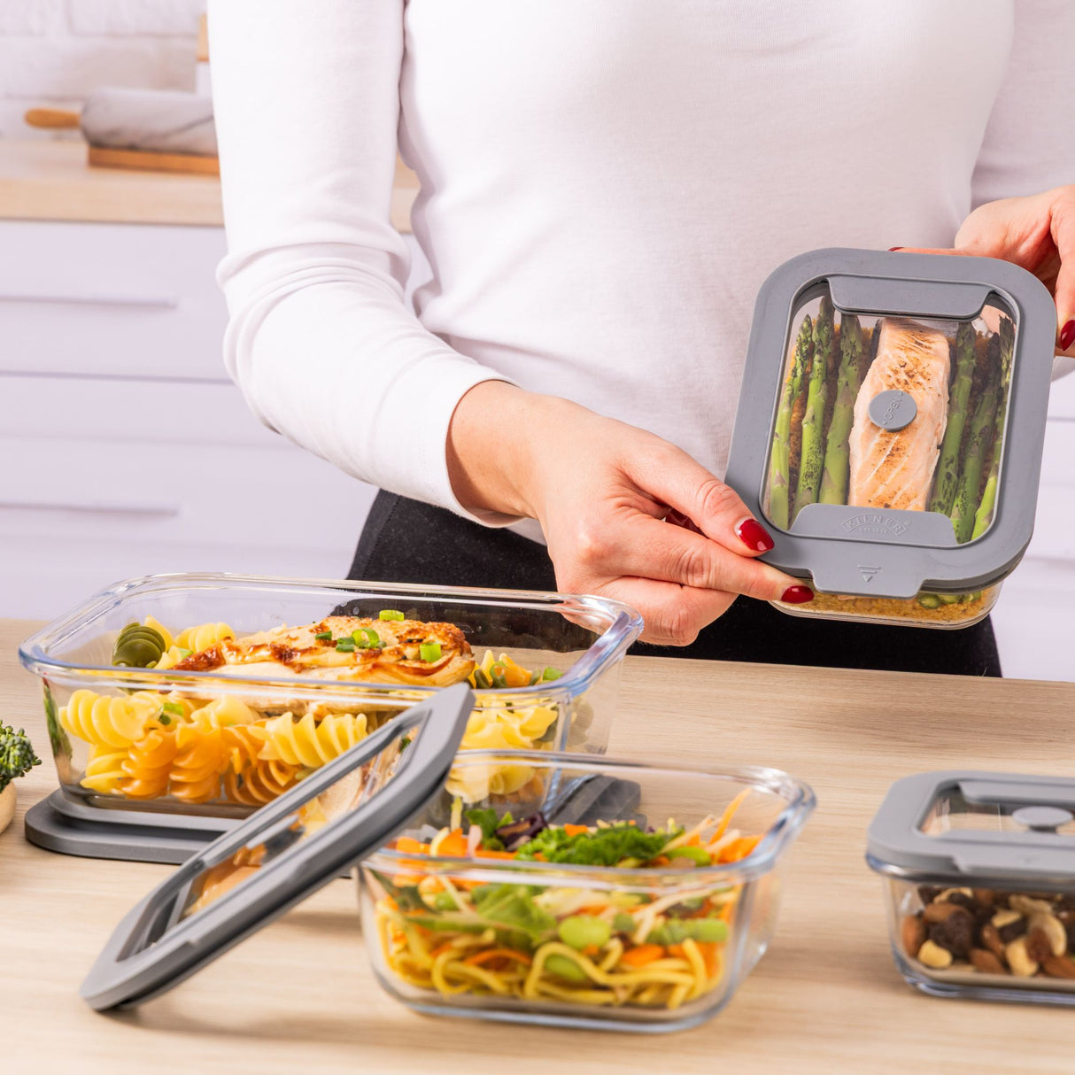 Frischhaltedose aus Glas