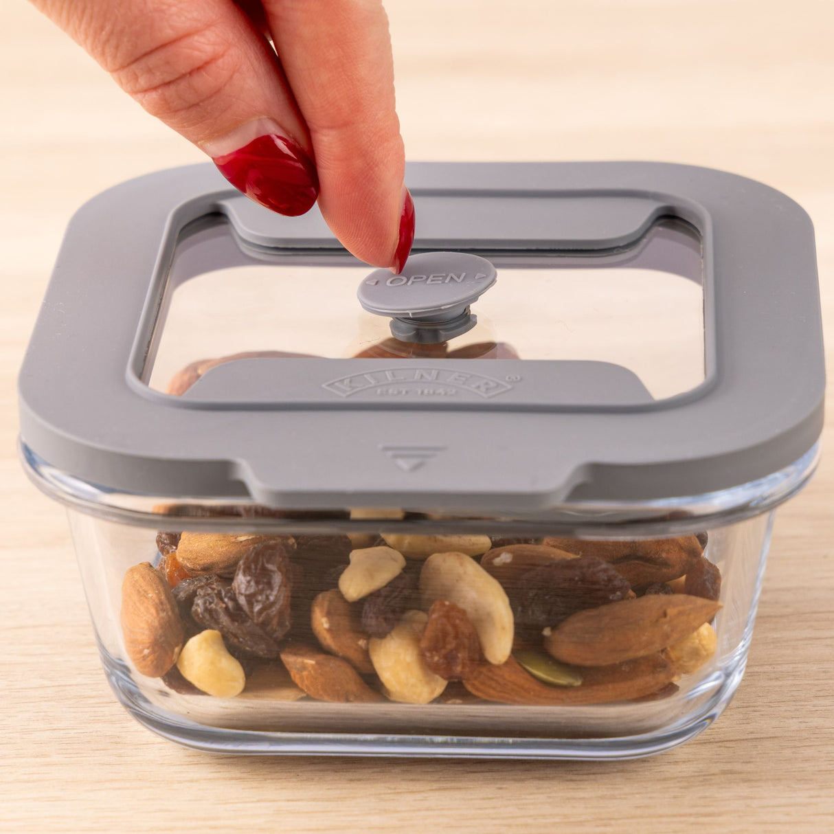 Frischhaltedose aus Glas