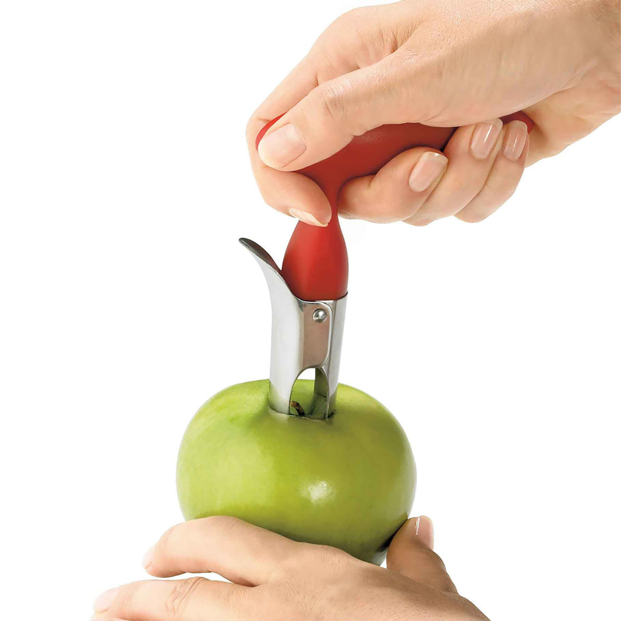 Apfelkernausstecher mit Hebel-Öffner