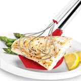 Fisch- und Servierzange rot, Länge: 33 cm