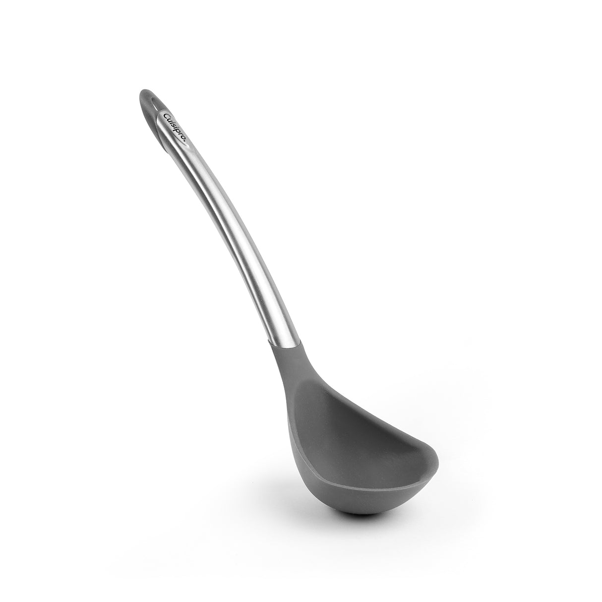 Elegance - Schopfkelle aus satiniertem Edelstahl, grau, 31 cm