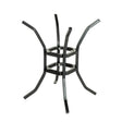 Black LODGE Fire & Cook Grill Stand with sturdy metal frame for outdoor cooking and fire pit support.